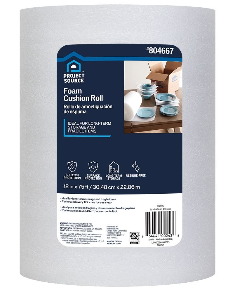 Project Source 12-in x 75-ft Packing foam