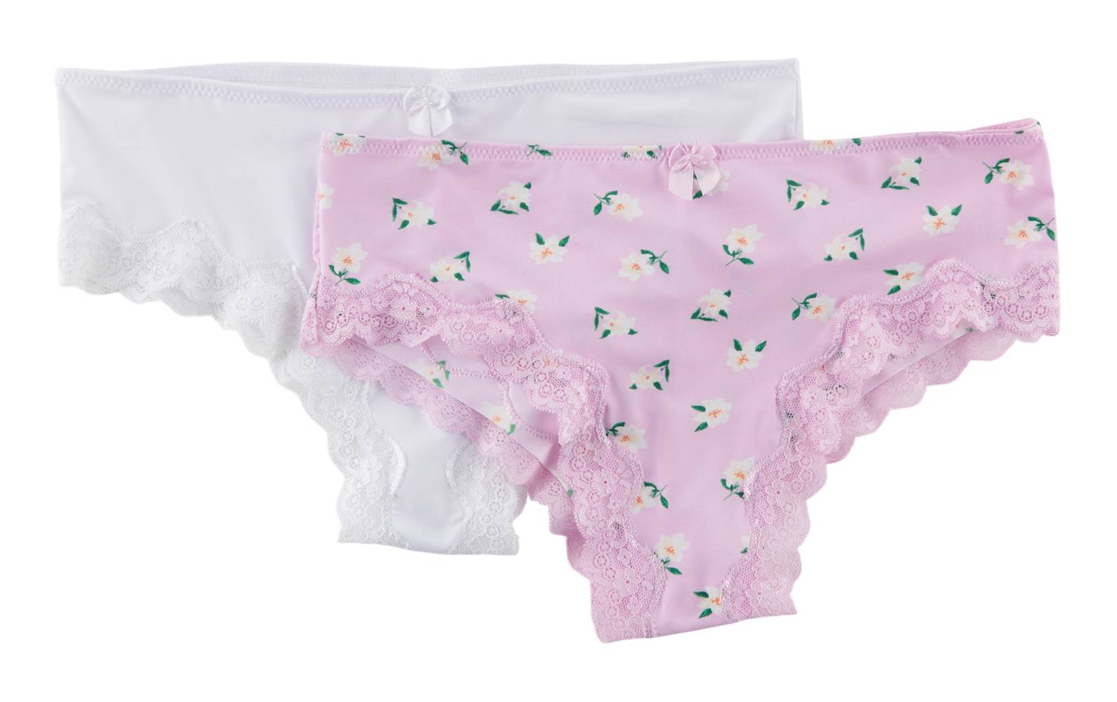 Carisma Women's Stretchy Cheeky Underwear (S, Brilliant White)