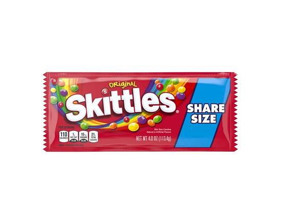 Order Skittles Share Size 4oz food online from Chevron Extramile store, Everett on bringmethat.com