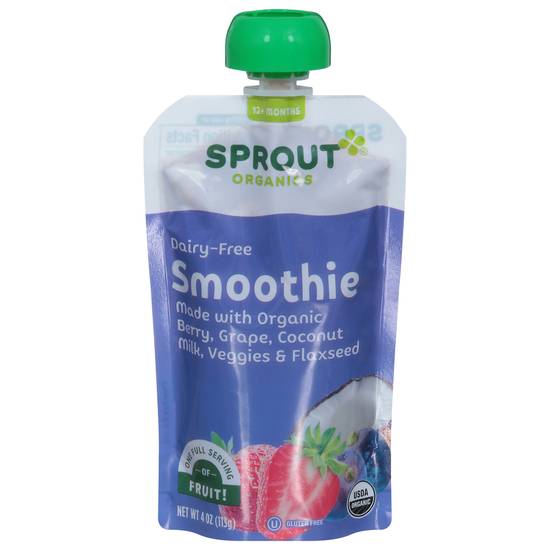 Sprout Smoothie (4 oz) (berry grape with coconut milk)