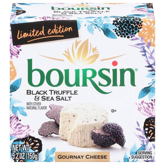 Boursin Gournay Black Truffle & Sea Salt Cheese
