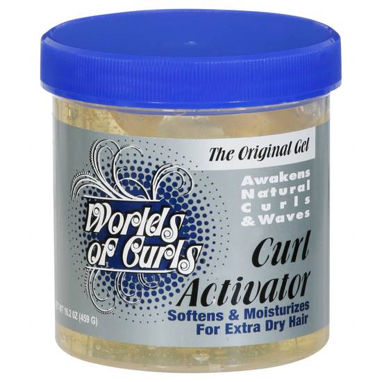 Worlds Of Curls Curl Activator Conditioner & Oil Sheen Gel For Extra Dry Hair