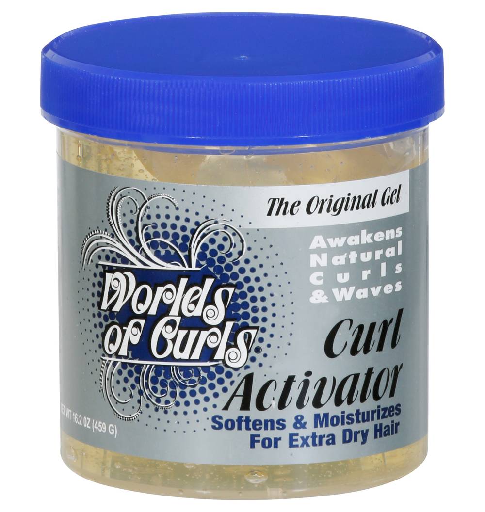 Worlds Of Curls Curl Activator Conditioner & Oil Hair Gel (16.2 oz)