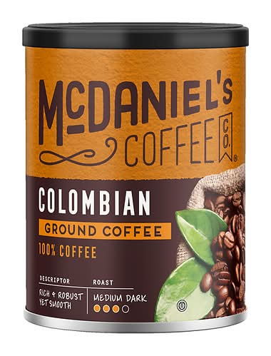 McDaniel's Coffee Co. 100% Colombian Ground Coffee (9.6 oz)