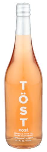 Tost Rose Sparkling White Tea, Ginger & Elderberry
