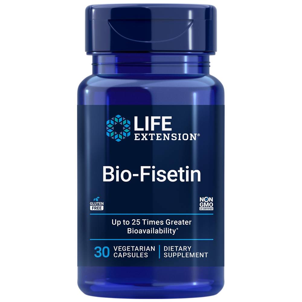 Life Extension Bio-Fisetin 30 Vegetarian Capsules 44.5 Mg - (30 Vegetarian Capsules)
