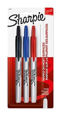 Sharpie Retractable Fine Point Assorted Colors Permanent Markers