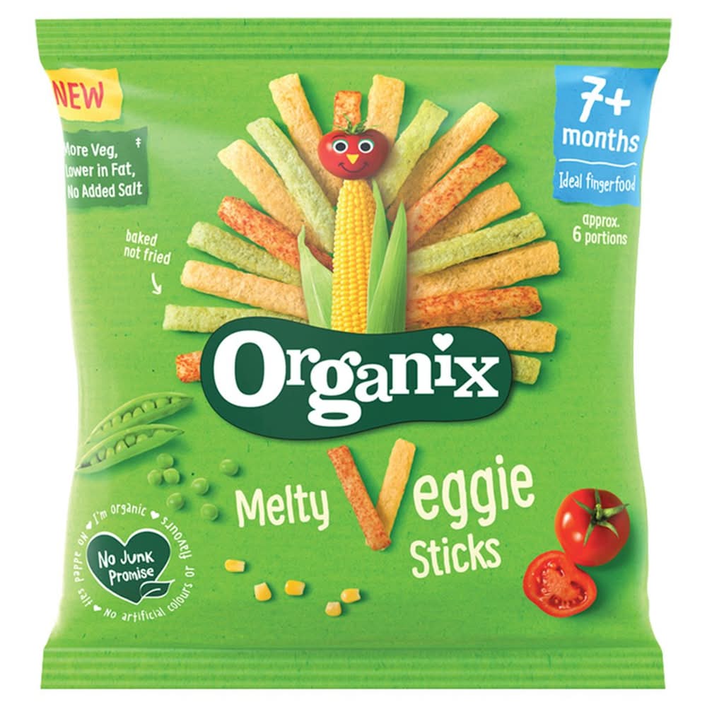 Organix Melty Veggie Sticks 15 g