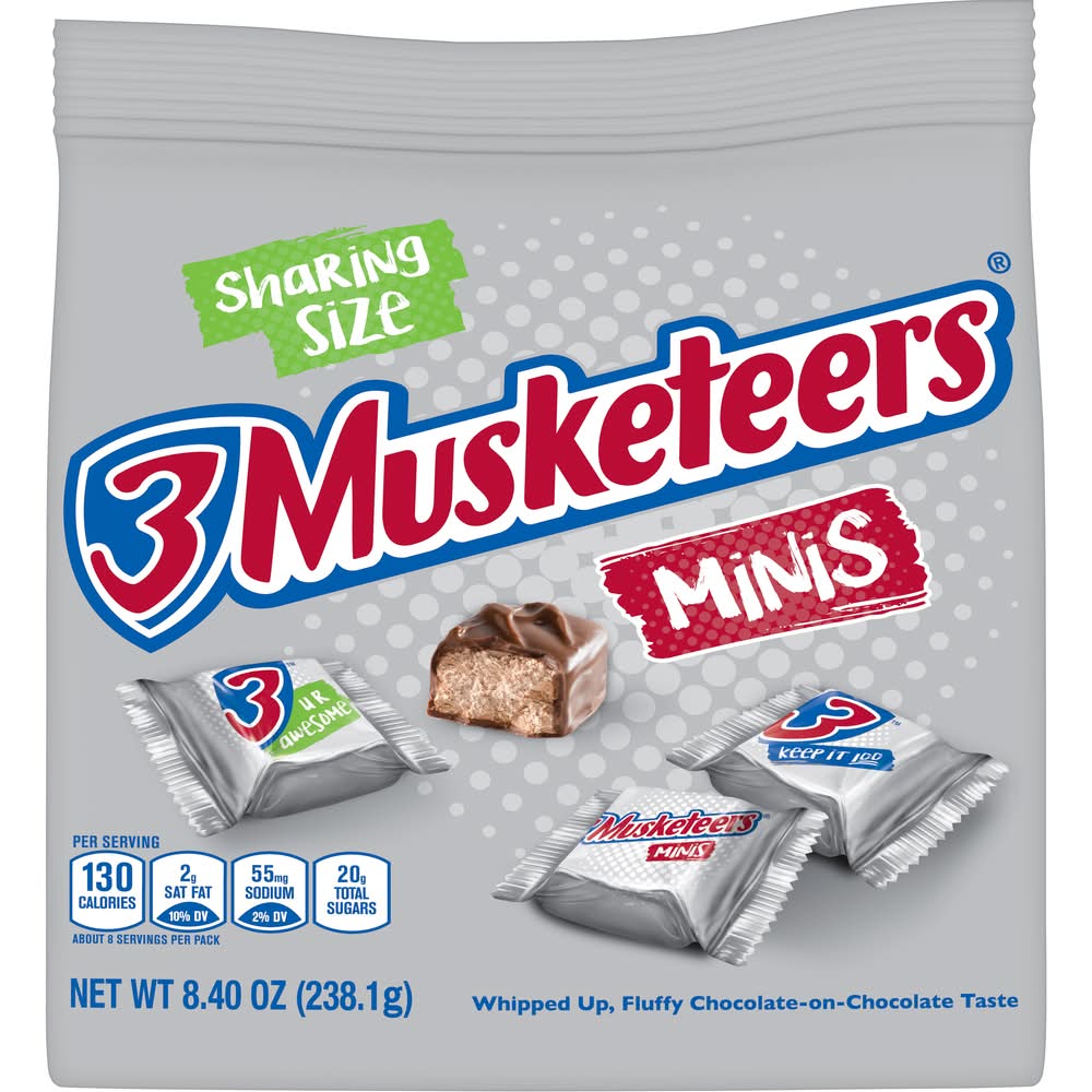 3 Musketeers Mini Candy Bars (8.4 oz)