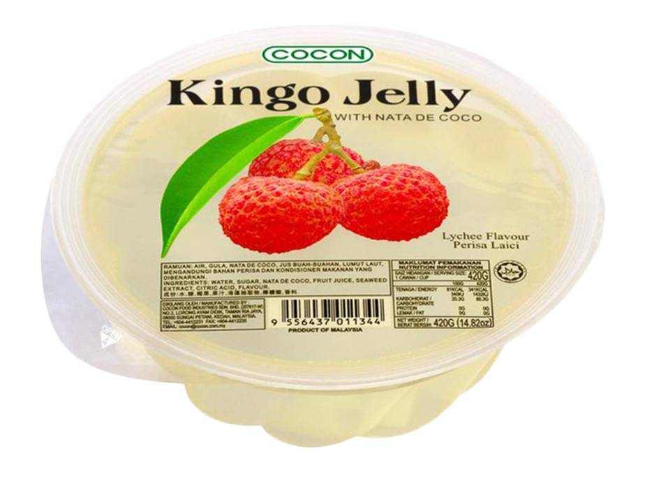 Cocon Kingo Jelly Lychee With Nata De Coco (420g)