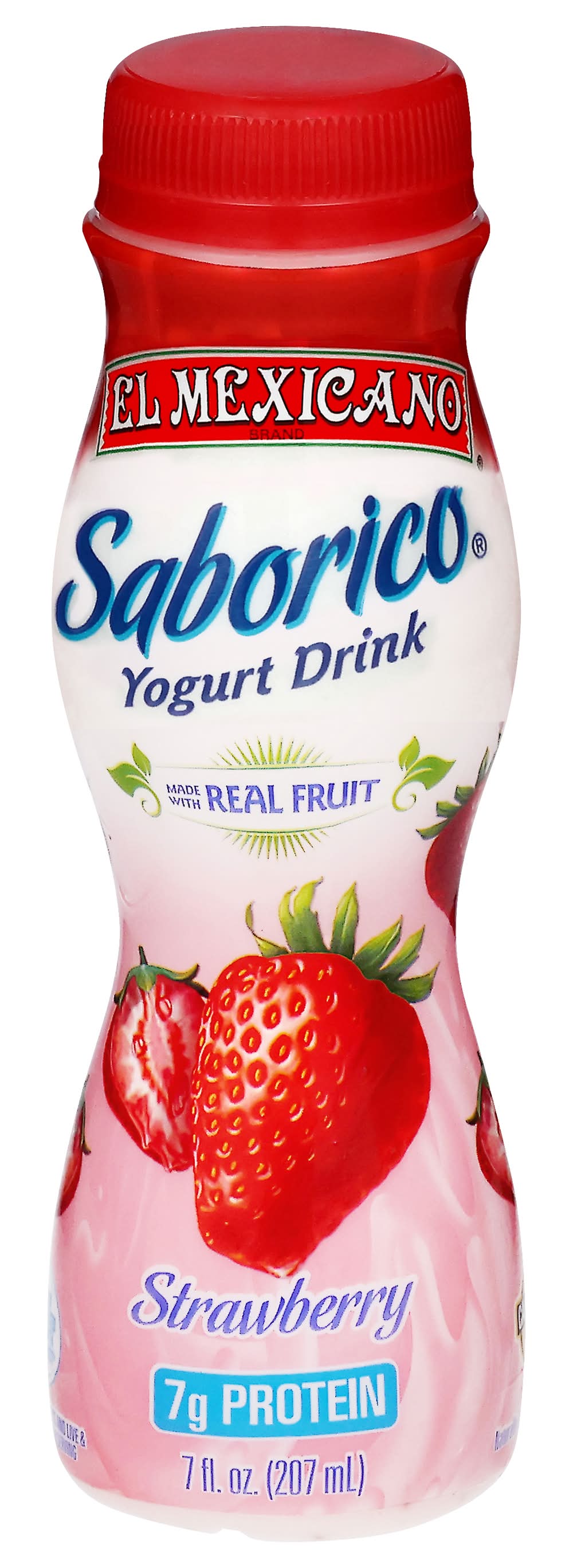 El Mexicano Drinkable Yogurt, Strawberry (7 fl oz)