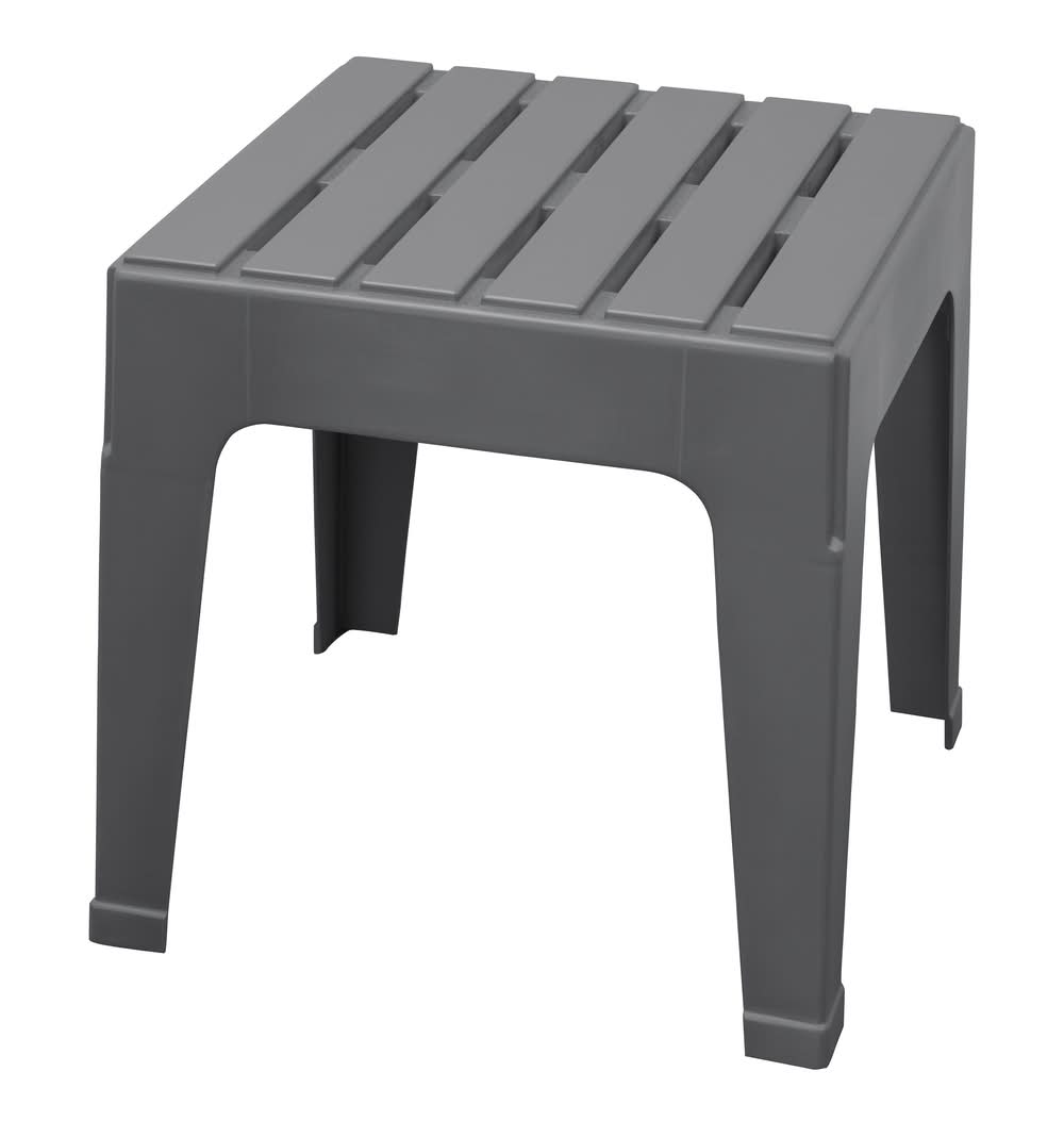 Adams PATIO Square Outdoor End Table 18.9-in W x 18.9-in L