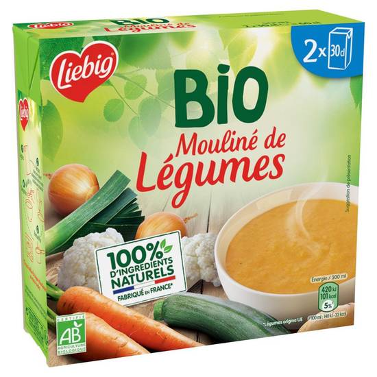 Soupe mouliné de légumes Bio Liebig 2x30cl