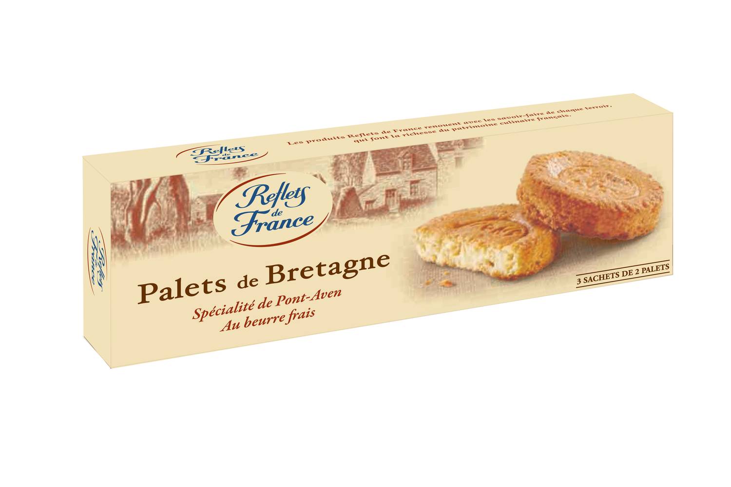 Reflets de France - Biscuits palets de bretagne au beurre frais (100g)