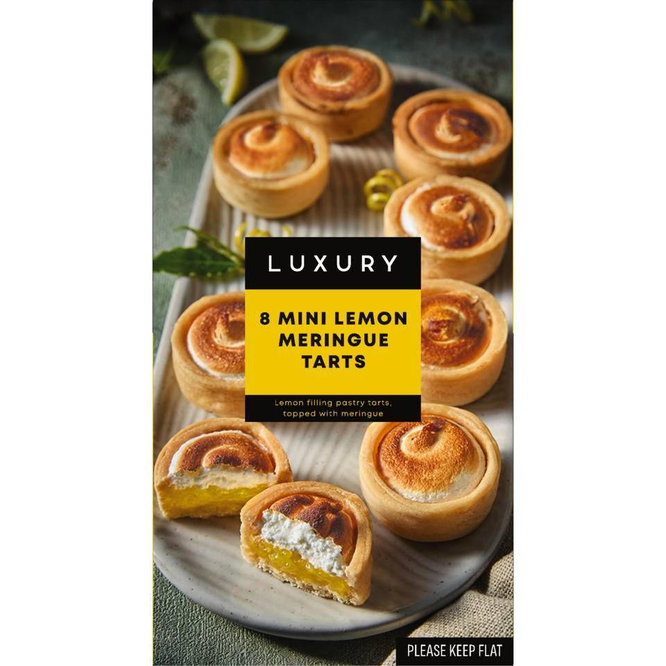 Luxury Mini Lemon Meringue Tarts (8 pack)