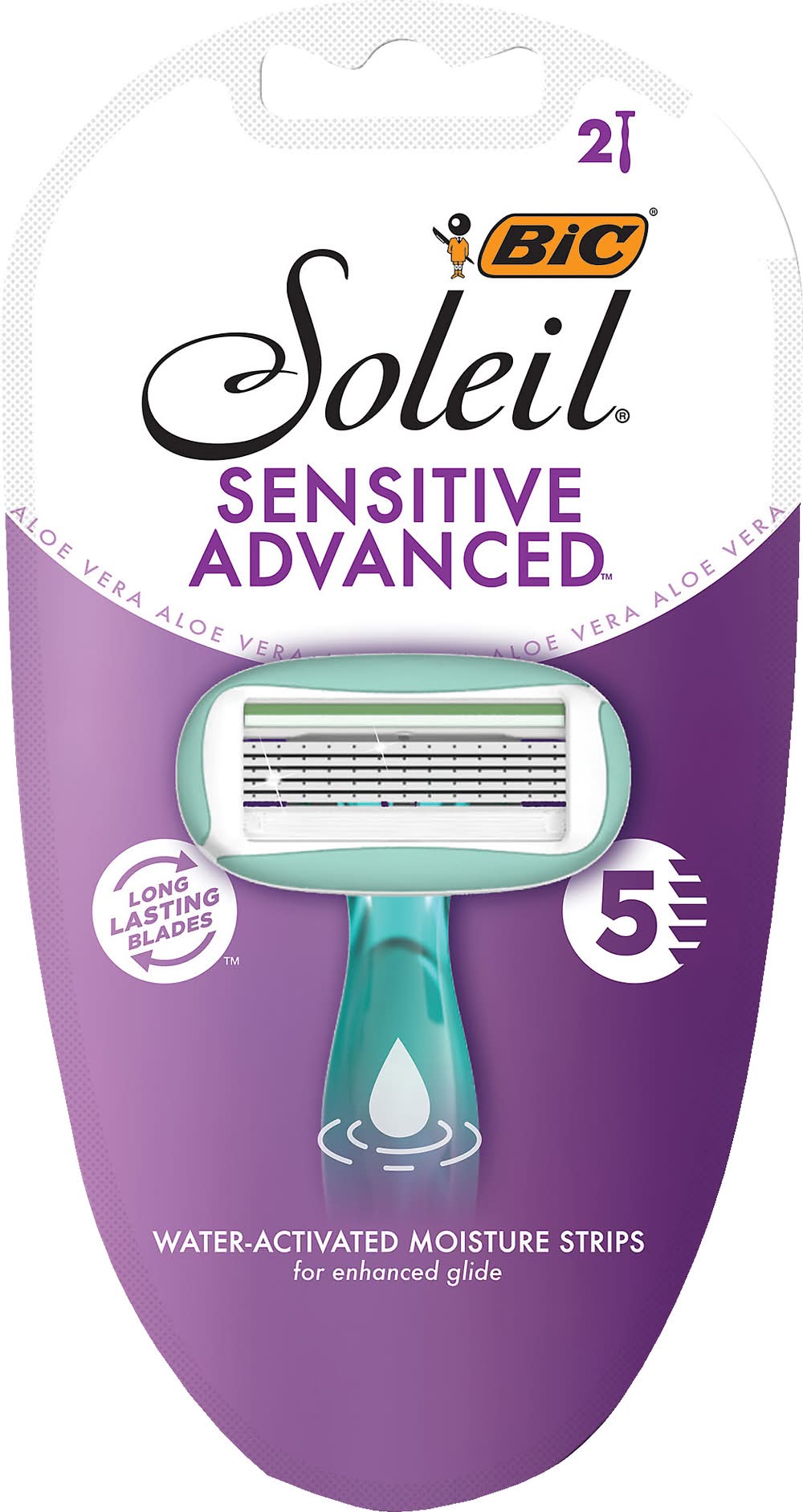 BiC Soleil Sensitive Advanced Razors (2 ct)