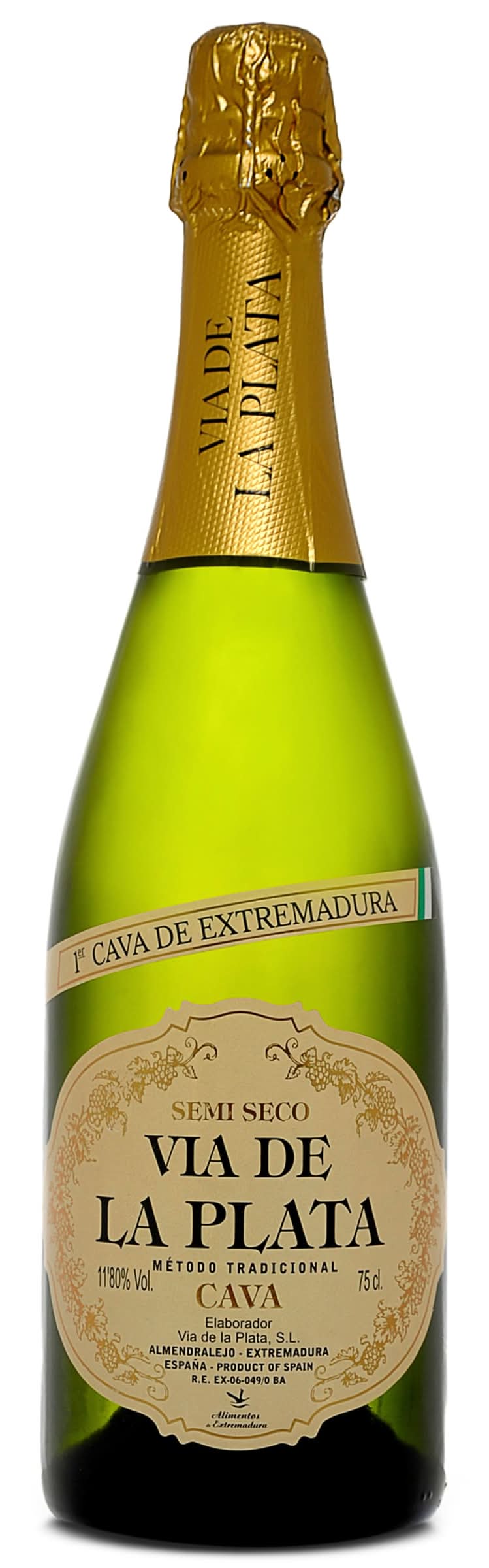 Cava Semiseco Vía De La Plata Botella 75 Cl