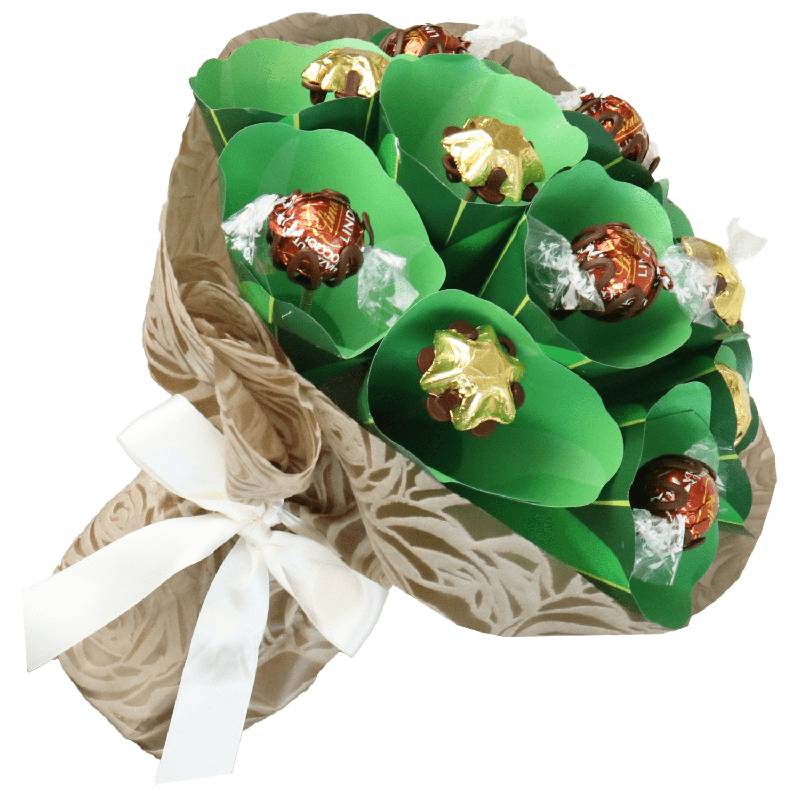 Edible Blooms Green-Brown Bouquet