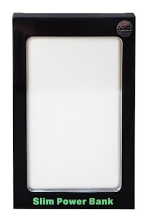 Slim Power Bank 6000MAh White