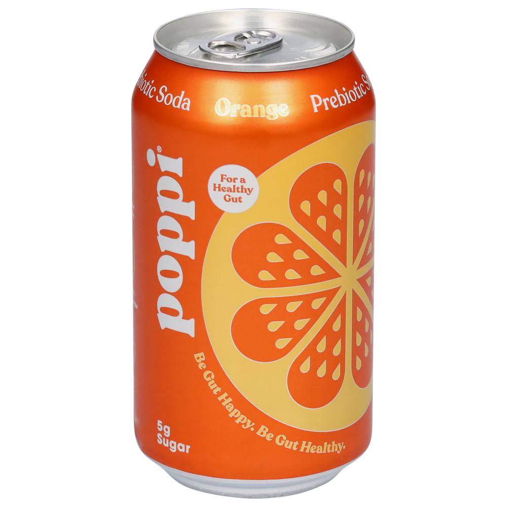 poppi Sparkling Prebiotic Soda (12 fl oz) (orange )