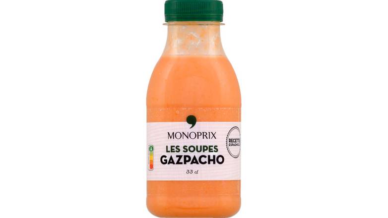 MONOPRIX Soupe Gaspacho La bouteille de 33cl