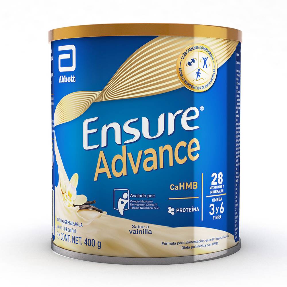 Ensure · Fórmula advance, vainilla (400 g)