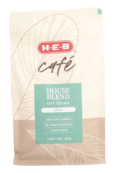 H-E-B · Café tostado en grano house blend (400 g)