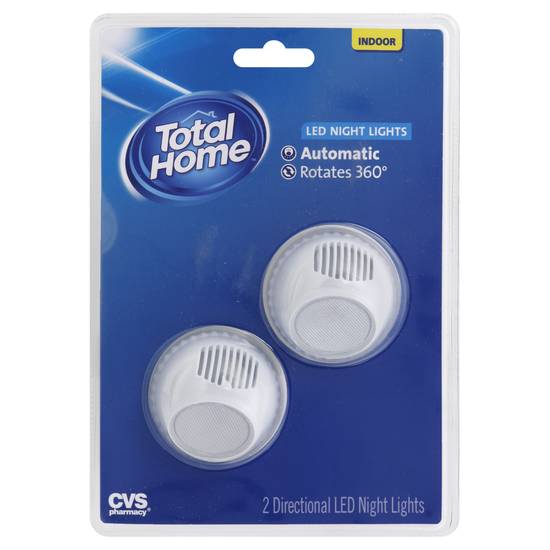 Cvs Total Home Indoor Led Night Lights (2 ct)