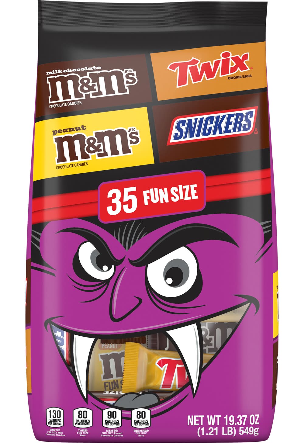 Mars Wrigley Assorted Milk Chocolate Candy Varity pack (19.37 oz, 35 ct)