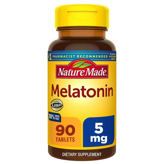 Nature Made Melatonin 5 mg Tablets, 90 CT