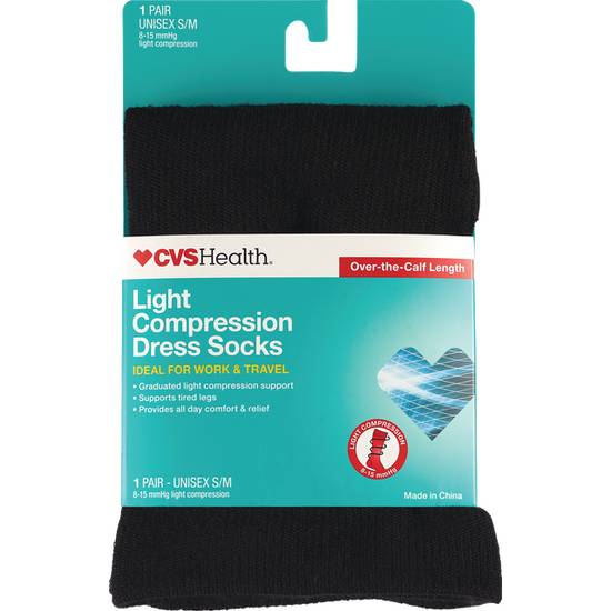 Dress Casual Lt Comp OTC Sock S/M
