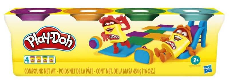 Play-Doh · Masa modeladora, surtido (4 un)