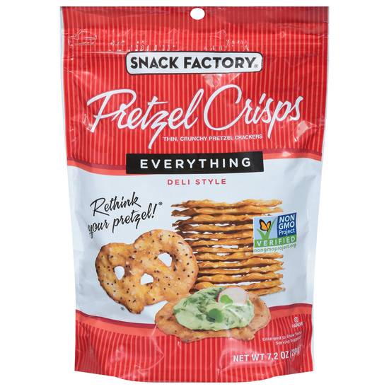 Snack Factory Everything Deli Style Pretzel Crisps