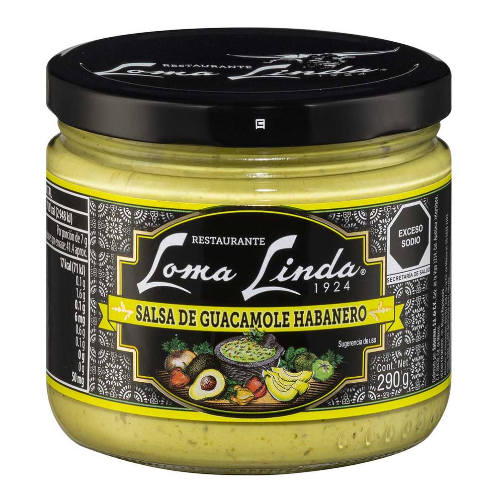 Loma Linda · Salsa de guacamole habanero (290 g)