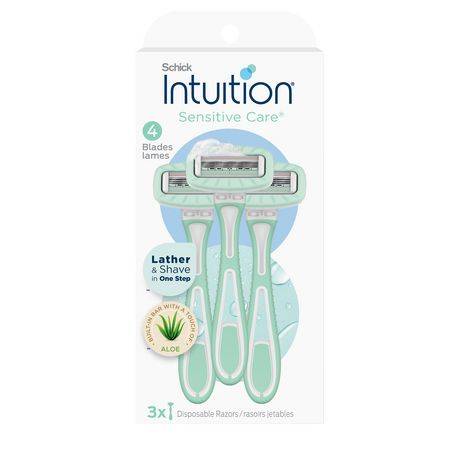 Schick Intuition Sensitive Care Disposables 4-bladed