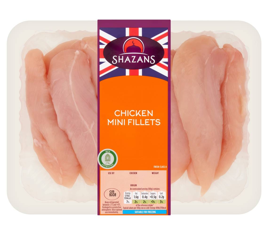 Shazans Chicken Mini Fillets 500G