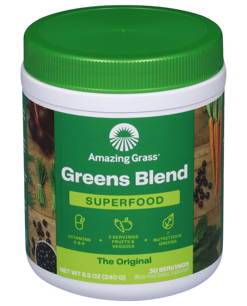 Amazing Grass The Original Superfood Greens Blend Powder (8.5 oz)
