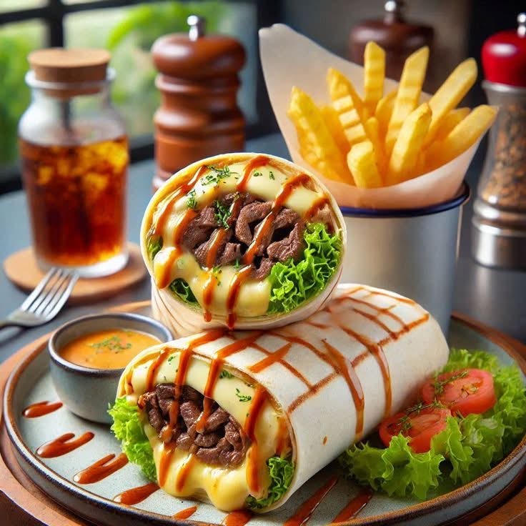 Menu sandwich bœuf