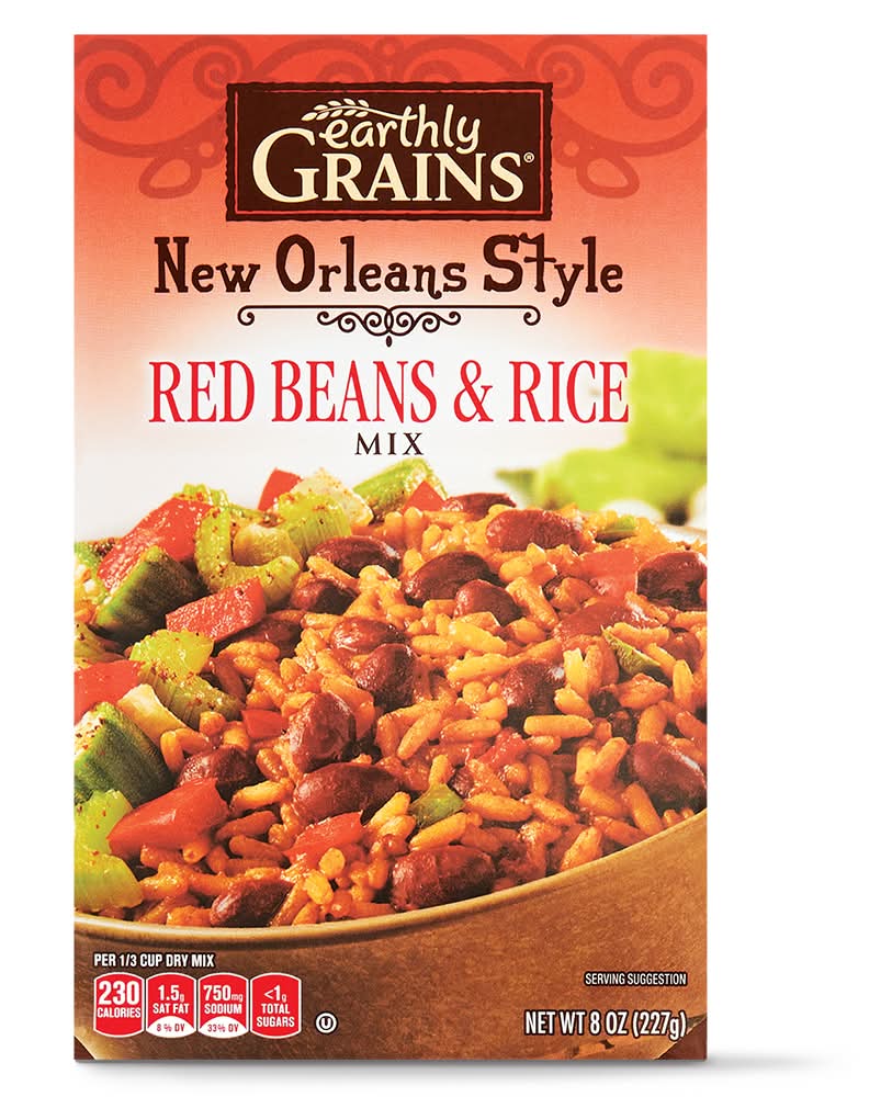 Earthly Grains Red Beans & Rice Mix, New Orleans Style (8 oz)
