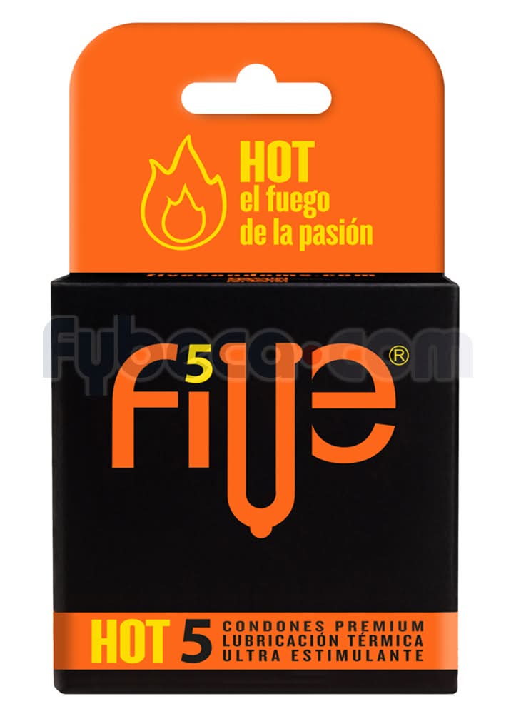 Preservativos Five Five Hot
