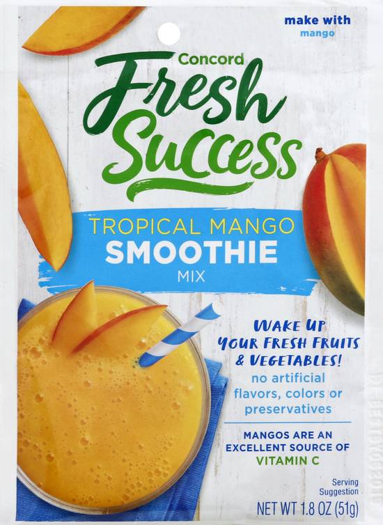 Concord Foods Tropical Mango Smoothie Mix (1.8 oz)