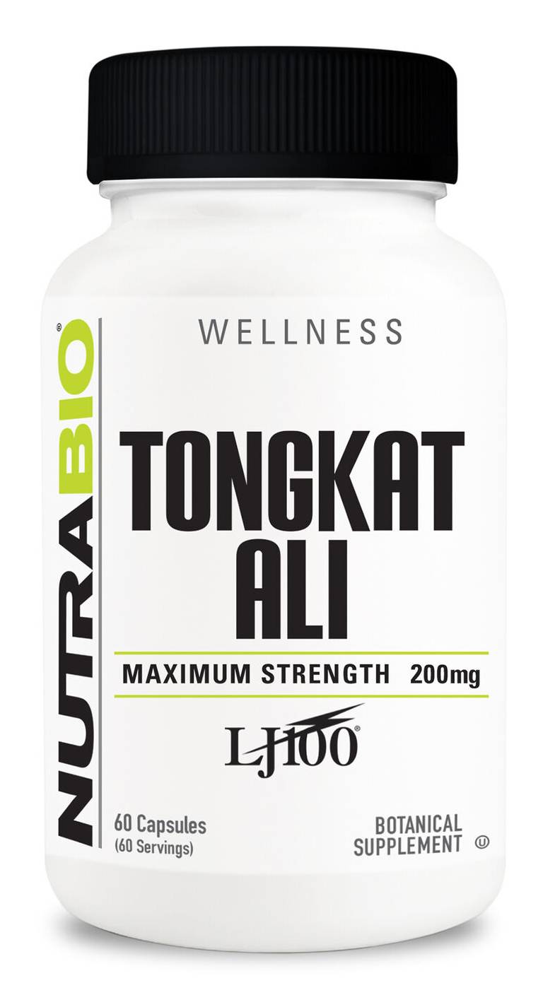 NutraBio Tongkat Ali 200mg Capsules (60 ct)