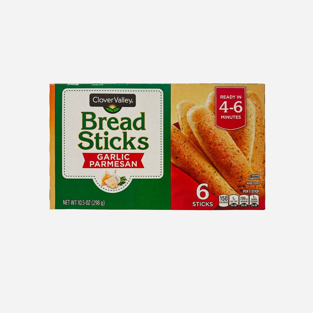 Cv Parmesan Breadsticks Clover Valley F0035 Brdstcks Parmesan 10.5oz