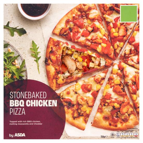 Asda Stonebaked BBQ Chicken Pizza 350g