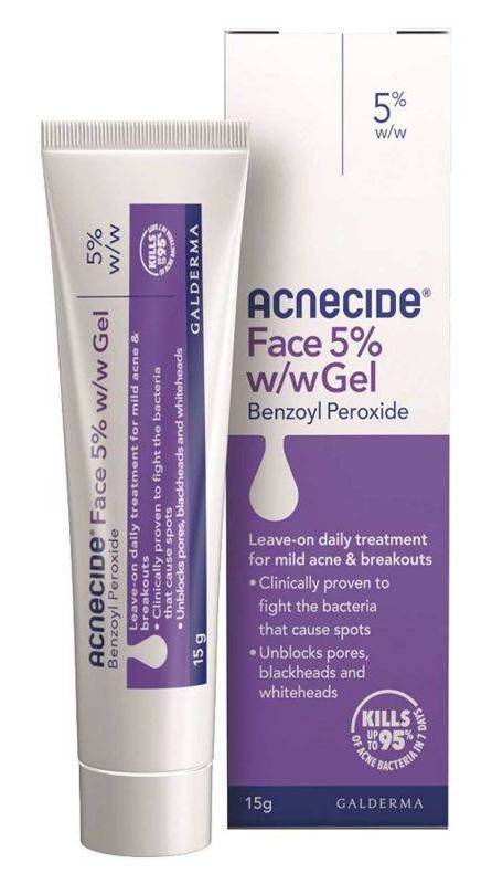 Acnecide Face Gel 5% Spot Treatment 15g