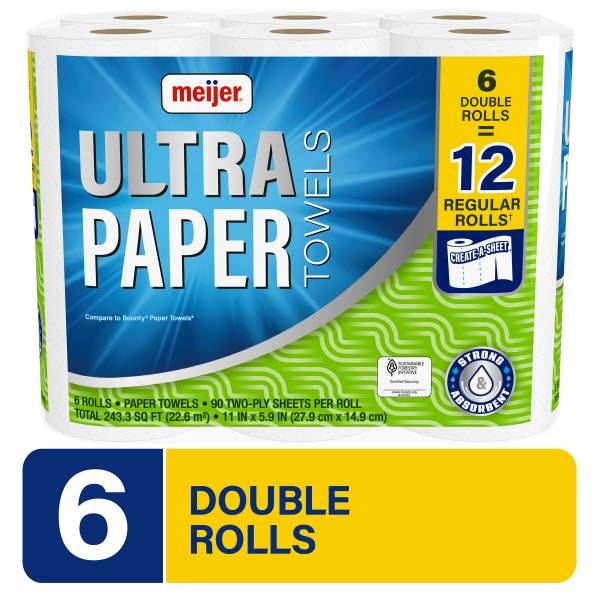 Meijer Ultra Paper Towels (6 ct)