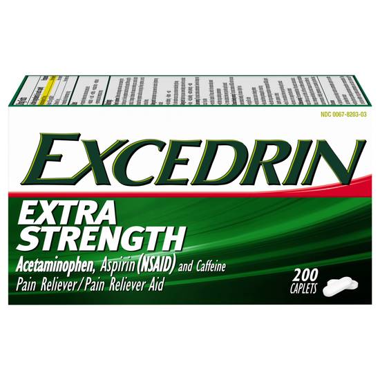 Excedrin Extra Strength Acetaminophen Aspirin & Caffeine (200 ct)