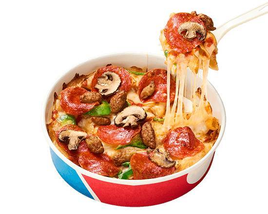 ピザパスタボウル ドミノ・デラックス Pizza Pasta Bowl Domino's Deluxe