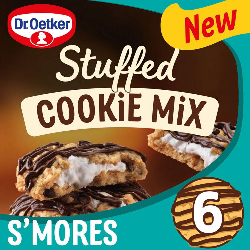Dr. Oetker Stuffed Cookie Mix S'mores 340g