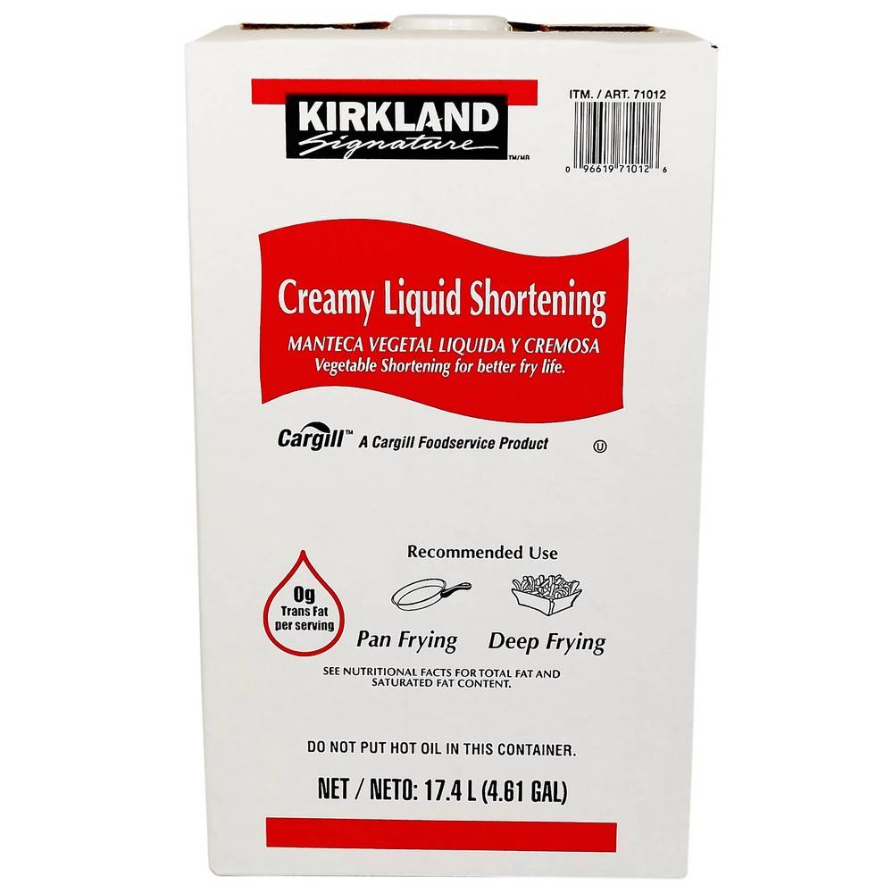 Kirkland Signature Creamy Liquid Shortening (560 oz)